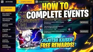 🔴 CLAIM FREE GOJO GLOO WALL! 🎁 How to Complete JJK Event FAST in Free Fire