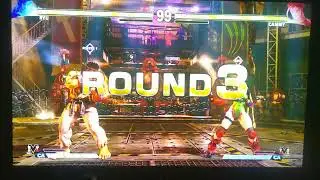 Street fighter 5 Ryu vs Cammy