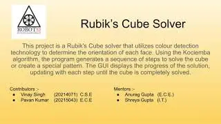 Rubik's Cube Solver