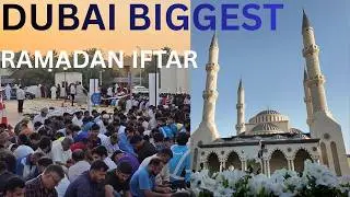 Ramadan 2026 Biggest Free Iftar in Dubai 🇦🇪 🌙✨ | Huge Crowd at Jumeirah 4K | Massive Community Event