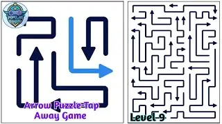 Arrow Puzzle: Tap Away Game Level 9 Gameplay Solution