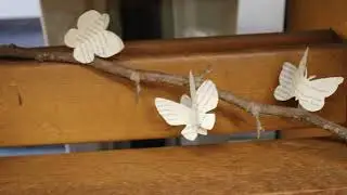 Book Page Butterflies - Easy Spring Craft!