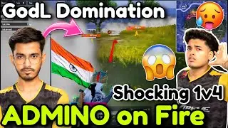 🇮🇳ADMINO Solo 8 Kills🥵 Simp Shocking 1v4 🤯 GodL 19 Kills Domination 🔥🔥