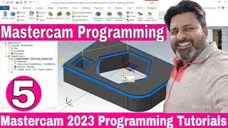Mastercam Programming Tutorial | Mastercam 2023 Tutorials | Mastercam in Hindi