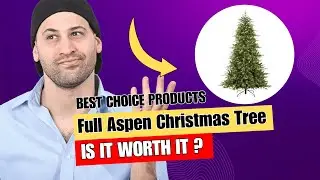 Best Choice Products Full Aspen Christmas Tree, 7.5ft Pre-lit Realistic Noble Fir
