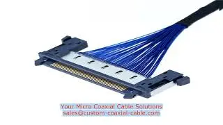crt monitor COAX CBL MHF1 TO MHF1 3.9 micro-coax bundle catalog PDF micro coaxial cable for wearable
