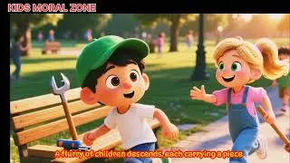 💚 A Little Boy&rsquo;s Big Heart | Fixing the Park BenchKids Moral Zone