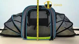 Pet Carrier, Foldable Soft-Sided Dog Carrier, Travel Bag for Cats and Dogs Review