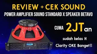 NEW!! Sound Standard HA 1500 Pro Power Amplifier Review | Affordable Power for 2 Million Rupiah 😍🔥