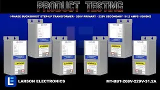 1-Phase Buck/Boost Step-Up Transformer - 208V Primary - 229V Secondary -31.2 Amps -50/60Hz