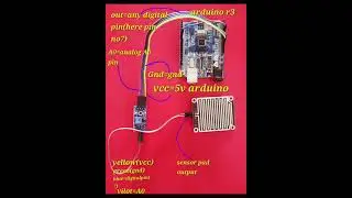 rain sensor#shorts# connection with arduino