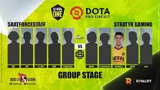 5RATFORCESTAFF vs Stratyk Gaming - DPC NA 2021/22 Tour 2: Division II - Group Stage - B03