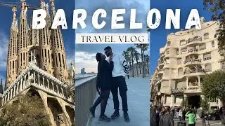 BARCELONA TRAVEL VLOG 🇪🇸| First Time in SPAIN | Sagrada La Familia, La Rambla | What to Do & Eat