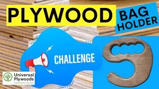10Min Plywood Challenge DIY Plastic Bag Holder