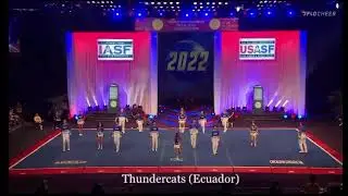 2022 Ecuador Thundercats All Star Cheer Worlds Routine USASF IASC