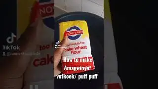 HOW TO MAKE AMAGWINYA/VETKOEK #cooking #vetkoek #amagwinya