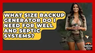 What Size Backup Generator Do I Need For Well And Septic Systems? - Survival Skills for Everyone