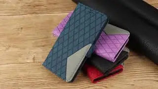 JEEHOODCover.com For iPhone Wallet Magnetic Color Splicing Case