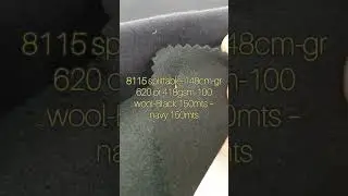 8115 splittable-148cm-gr 620 or 418gsm-100 wool-Black 150mts &ndash; navy 150mts