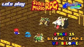 Super Mario RPG Stage 15 Belome Temple Vs Belome