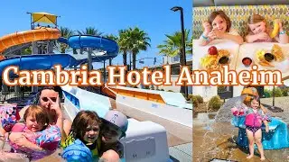 Family Staycation at Cambria Hotel Anaheim Resort: Pool Fun, Waterslides & Disneyland Fireworks!