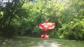 Value Hobby Sabre 35ES Profile RC Airplane -- 3D Flight in the Woods -- 2 of 3
