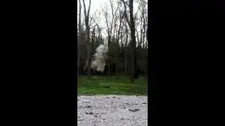 Tanner rite explosion with an ak47