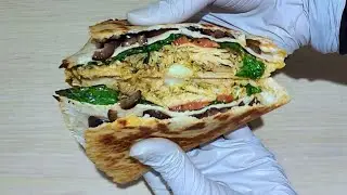 Italian Style Inspired Tortilla wrap #recipe #tiktok #viral