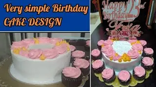 BIRTHDAY CAKE DESIGN VERY EASY