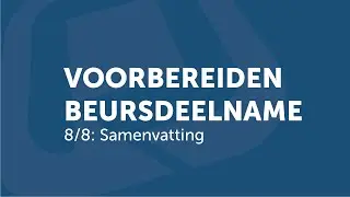 8/8 Samenvatting Strategie beursdeelname