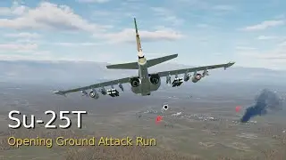 DCS: Su-25T Opening Ground Attack Run