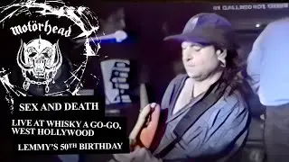 MOT&Ouml;RHEAD &ndash; SEX AND DEATH (LEMMY&rsquo;S 50TH BIRTHDAY, 1995)