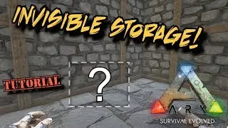How to create Invisible Storage - Ark Survival Evolved