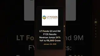 Результаты LT Foods за 3 квартал и 9 месяцев 2026 финансового года: выручка выросла на 24% по сра...