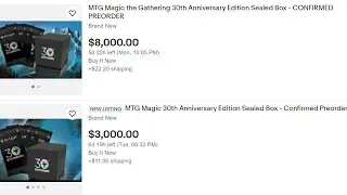 30th Anniversary Ed. Very FEW Listings | Magic: the Gathering #Shorts