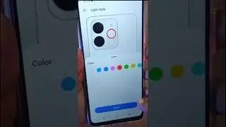 Realme Narzo 80 Lite 🔴 Импульсная подсветка выглядит так круто! #шорты