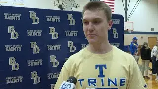 Eddie Miller full interview on signing with Trine University baseball program