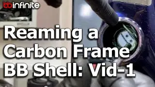 Reaming a Carbon Frame Shell: Vid-1 Canyon Aeroroad BB Removal