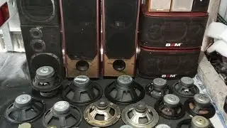 Vỏ thùng sony, cassette Philips, đầu ô tô,bass 30, 25, 20, chép kèn, chép lựu đạn, ê căn.