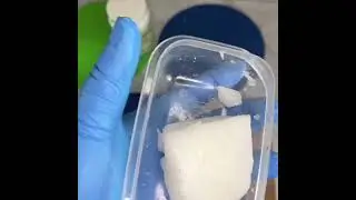 Baby Nappy cream making  with few ingredients.