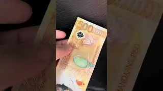 Новая филиппинская купюра в 500 песо #короткоевидео #деньги #длятебя