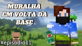 Constru&iacute; a MURALHA PROTETORA da Minha Base! 🧱 | ConnectCraft #11