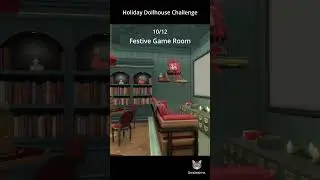 Dollhouse Challenge -  Festive Game Room | The Sims 4 | No CC #thesims4