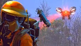 ARC Raiders, но я отыгрываю рыцаря, который защищает каждую точку эвакуации