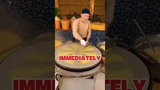 Unbelievable Skill! Grandma Makes a Huge Roti in Just 8 Seconds 😲🔥