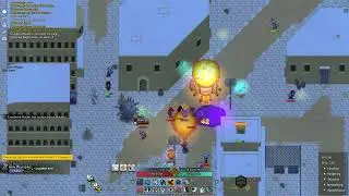 All 3 village fighting in Sand village Nin Online