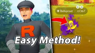 New *SECRET* Method to Shiny Hunt Shadow Bellsprout! New Team Rocket GRUNT Shiny
