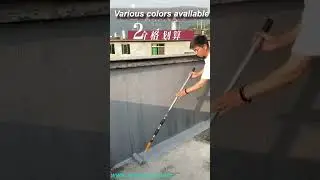 06 Acrylic rubber coating liquid membrane #waterproofing #waterproofingsolutions #sinomaco