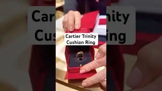 Cartier Trinity cushion ring⚡️⚡️ #shorts #cartier #unboxing