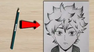 How To Draw Anime Boy || How to draw anime boy with pencil ✏️ #drawing #anime